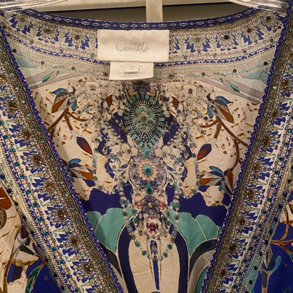 Kimono Wrap Dress Everlasting Udaipur ***Like New*** Sz S Retail $699.00 - Picture 3 of 9